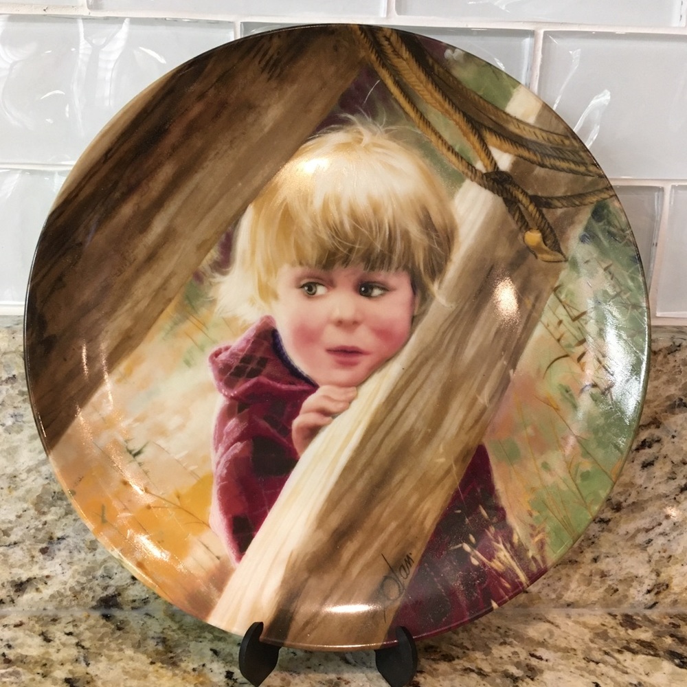Vintage Pemberton & Oakes “Rodeo Girl” Plate